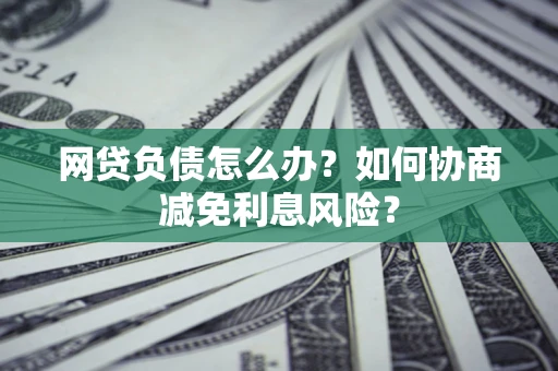 济南网贷负债怎么办？如何协商减免利息风险？