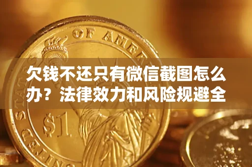 济南欠钱不还只有微信截图怎么办？法律效力和风险规避全解析
