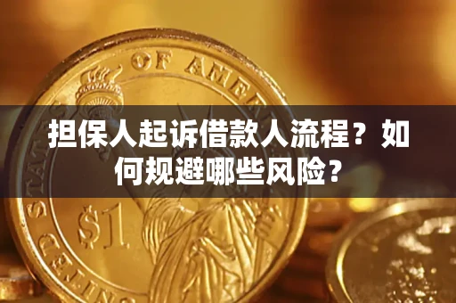 济南担保人起诉借款人流程？如何规避哪些风险？