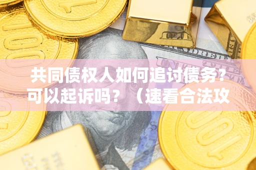 济南共同债权人如何追讨债务？可以起诉吗？（速看合法攻略）