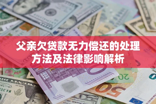 济南父亲欠贷款无力偿还的处理方法及法律影响解析