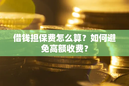 济南借钱担保费怎么算？如何避免高额收费？
