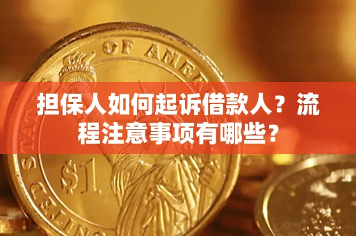 济南担保人如何起诉借款人？流程注意事项有哪些？